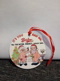 Christmas ornament - you and me babe