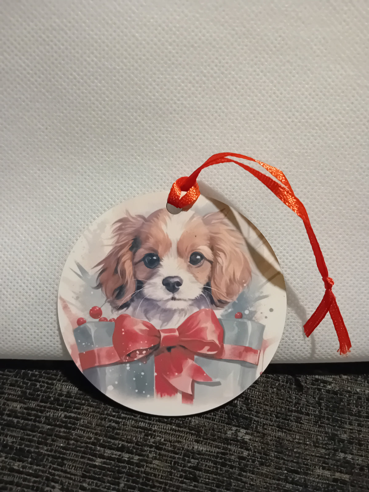 Christmas ornament - Doggy present