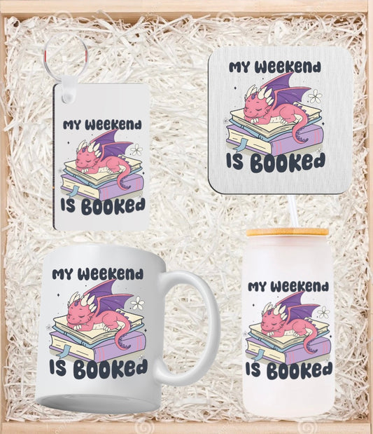 My weekend is booked gift set