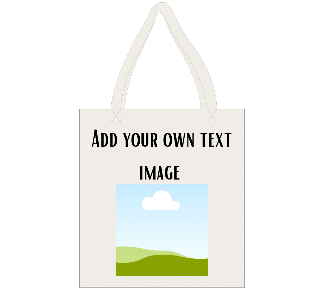 Personlised your own tote bag