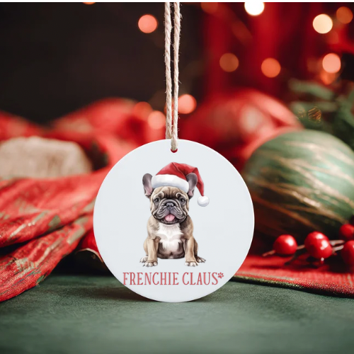 Christmas tree ornaments - dogs at Christmas