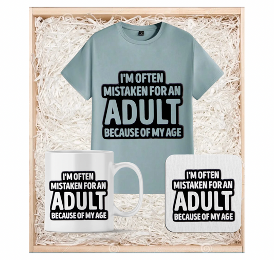 I’m often mistaken for a adult because of my age gift set