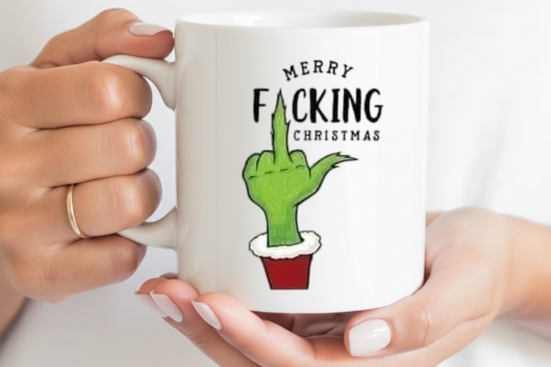 Ceramic mug - Merry f*cking Christmas