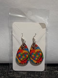 teardrop earrings- autism awareness